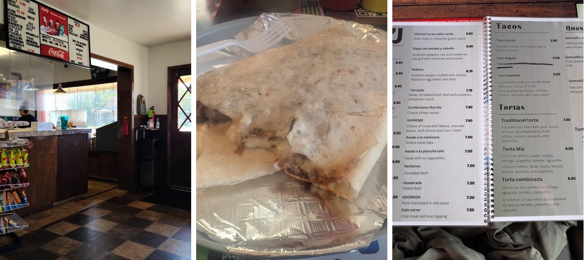 Mary's Kitchen Menu