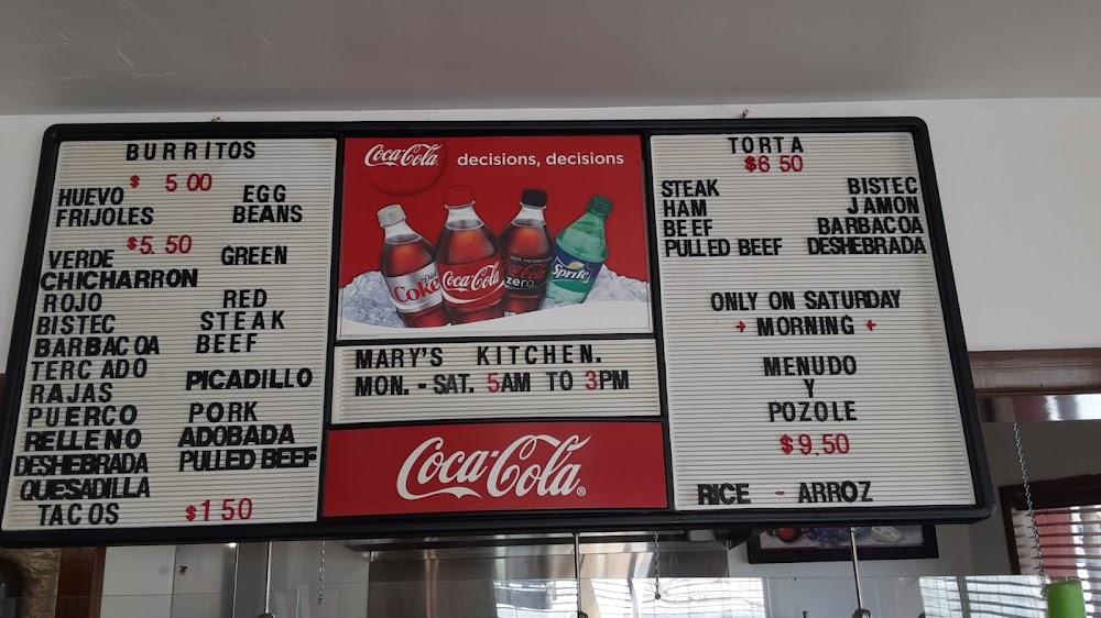Mary's Kitchen Menu image 3
